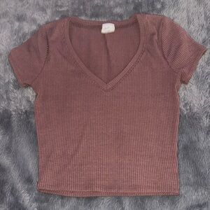 TILLYS V-neck Rib Women’s Tee